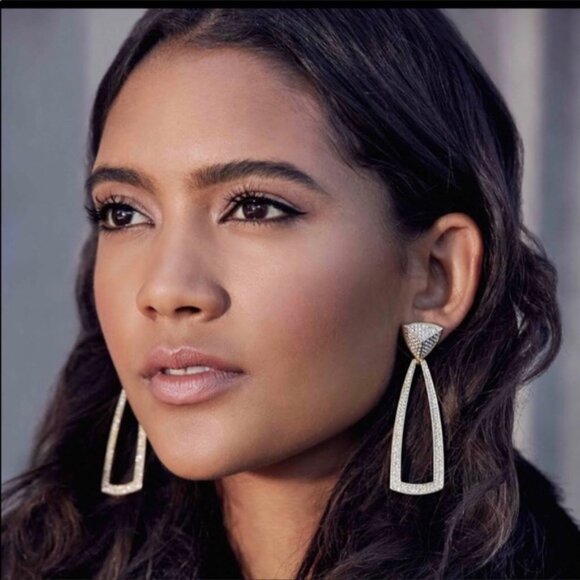 House of Harlow 1960 Mesa Door Knocker Earrings - Picture 3 of 13